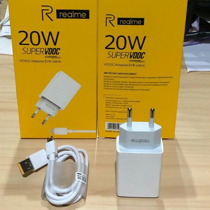 CHARGER REALME 5 - CHARGER OPPO REALME 5i - CHARGER REALME 5s 20WAT - FA