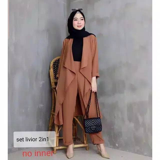 ( PROMO FLASH SALE ) SET LIVIOR 2IN1 /TERBARU /TERMURAH-1
