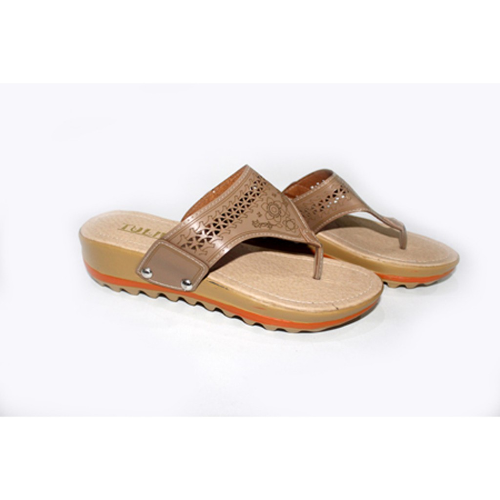 sendal jepit wanita sol tebal sendal cewek flip flop sandals (1D2) fse084