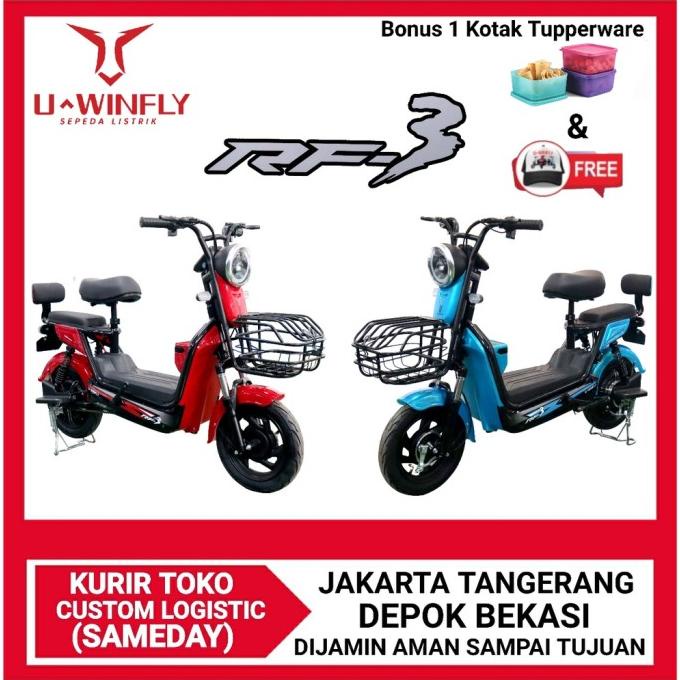 SEPEDA LISTRIK UWINFLY REDFIS GEN 3 NEW SERIES ALT FIIDO DSF654654