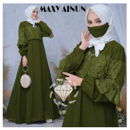 Baju Gamis Muslim Terbaru 2021 2022 Model Baju Pesta Wanita Kekinian Bahan Velvet Kondangan Remaja Shopee Indonesia