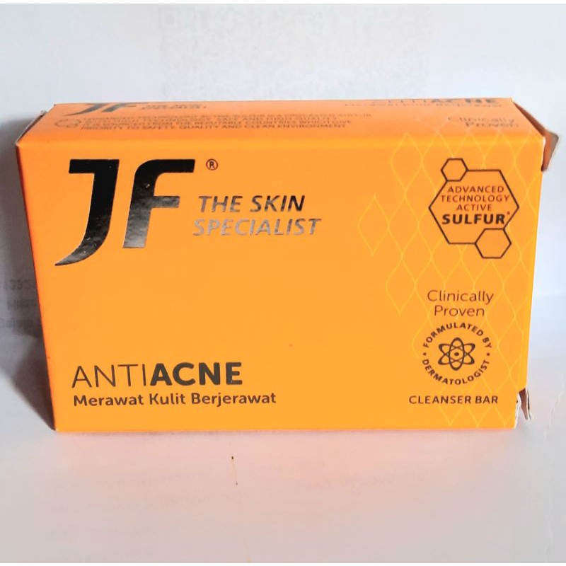 JF sulfur The skin Specialist Anti Acne, sabun merawat kulit berjerawat