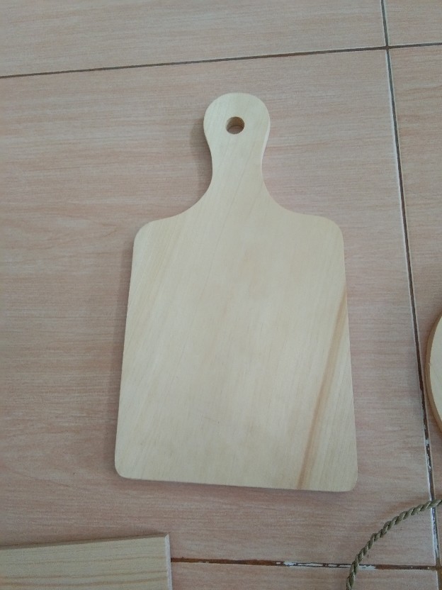 Talenan Kayu Pinus 34x18cm Murah Tebal / Wooden Cutting Board (tampel Pingul)