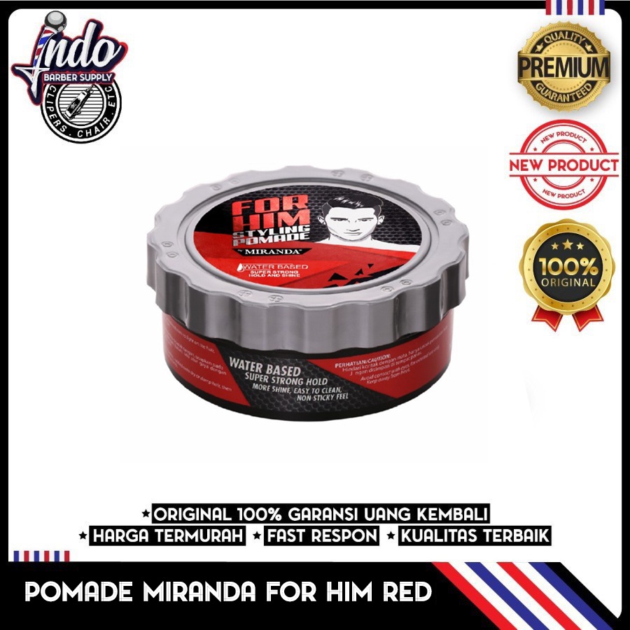 Miranda Pomade For Him Styling - Strong Hold and Shine 100 g