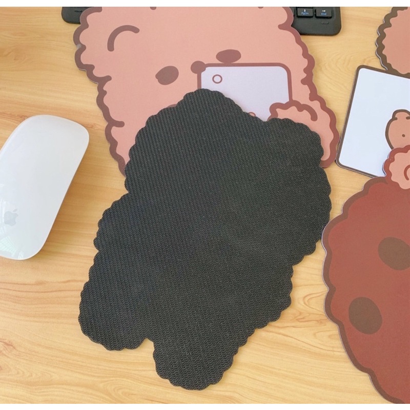 MOUSE PAD MOTIF BERUANG LUCU / MOUSEPAD KARTUN / MOUSE PAD ANTI SLIP ESTETIK KARAKTER KARTUN / KOREAN BEAR MOUSE PAD / ALAS MOUSE / MOUSE PAD BEAR SERIES / MOUSE MINI / MOUSE PAD KOREA