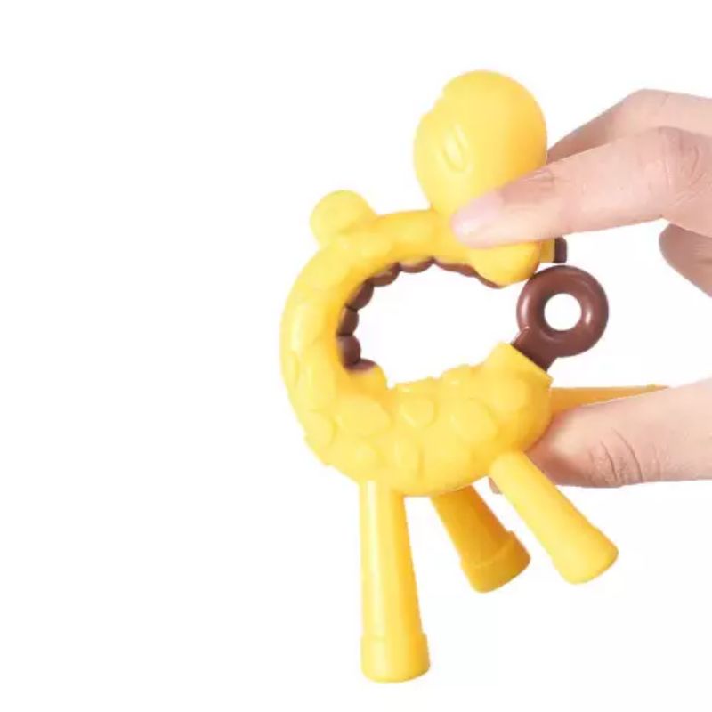 Teether Giraffe Jerapah Pisang mainan gigitan anak