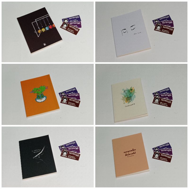 

Notebook softcover A6 | notes lucu | buku simpel | catatan unik (chapter 5)
