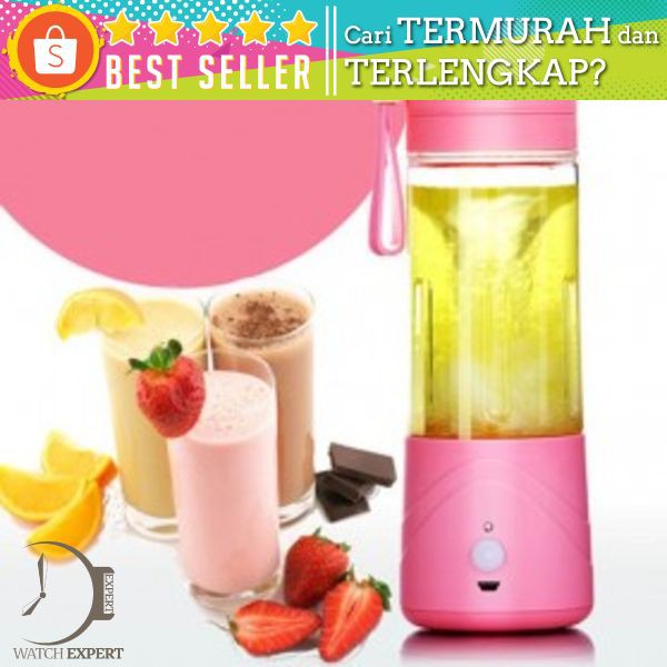 Blender Jus Portable 380ml - Pink