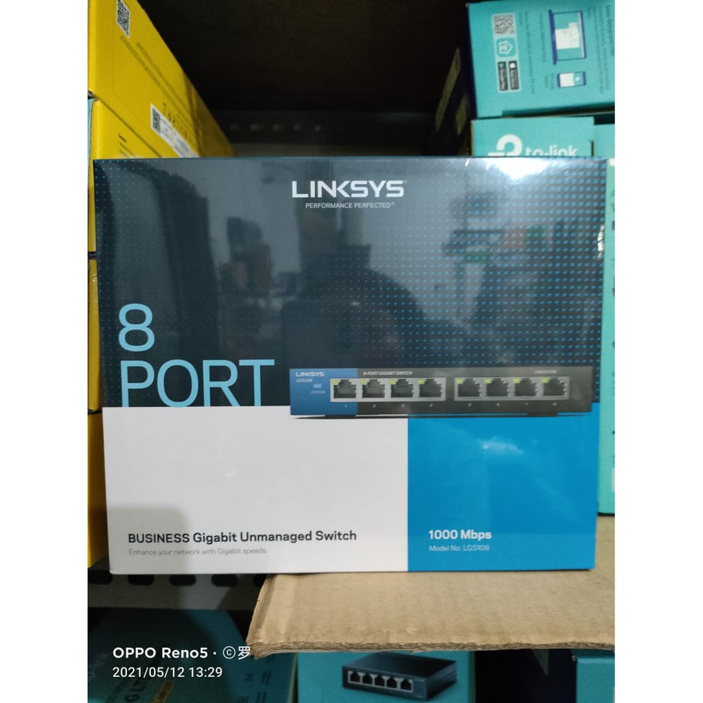 Linksys LGS108-AP 8-Port Business Desktop Gigabit Switch 8 Port GARANSI RESMI | Switch Hub