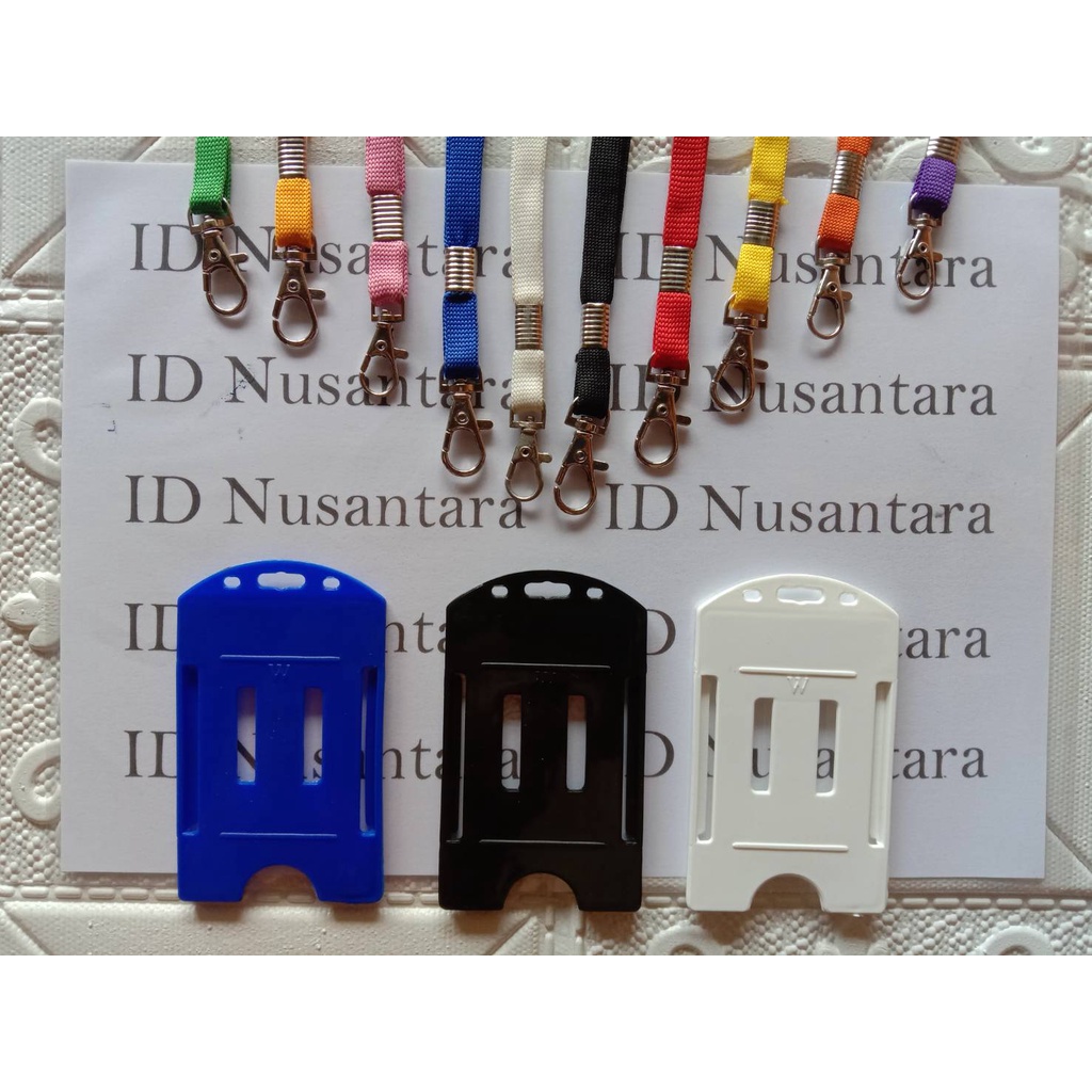 

Paket Tali Kait Besi dengan Casing ID Card Plastik Tebal
