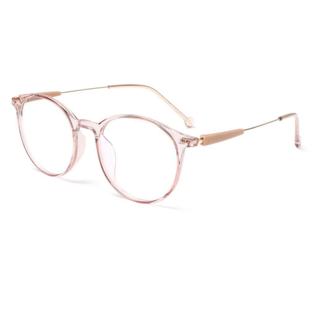 Lily Kacamata Unisex Perlindungan Radiasi Bingkai Transparan Flat Mirror Eyewear