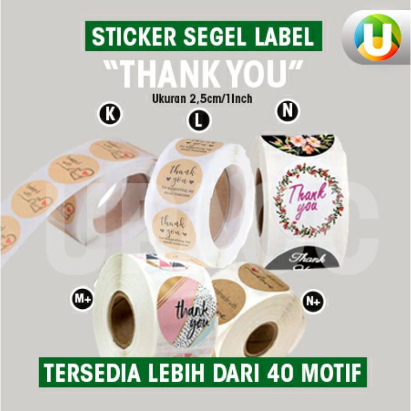 

[Isi 100Pcs - Part 3] Stiker Segel Thank You For Your Order Stiker untuk Kemasan Stiker Amplop