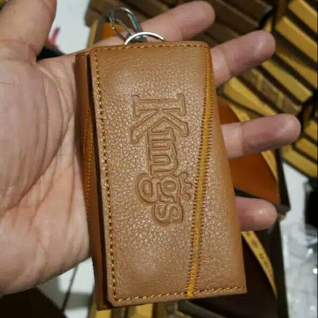 Dompet kunci gantungan kunci mobil motor kulit asli murah keren mewah