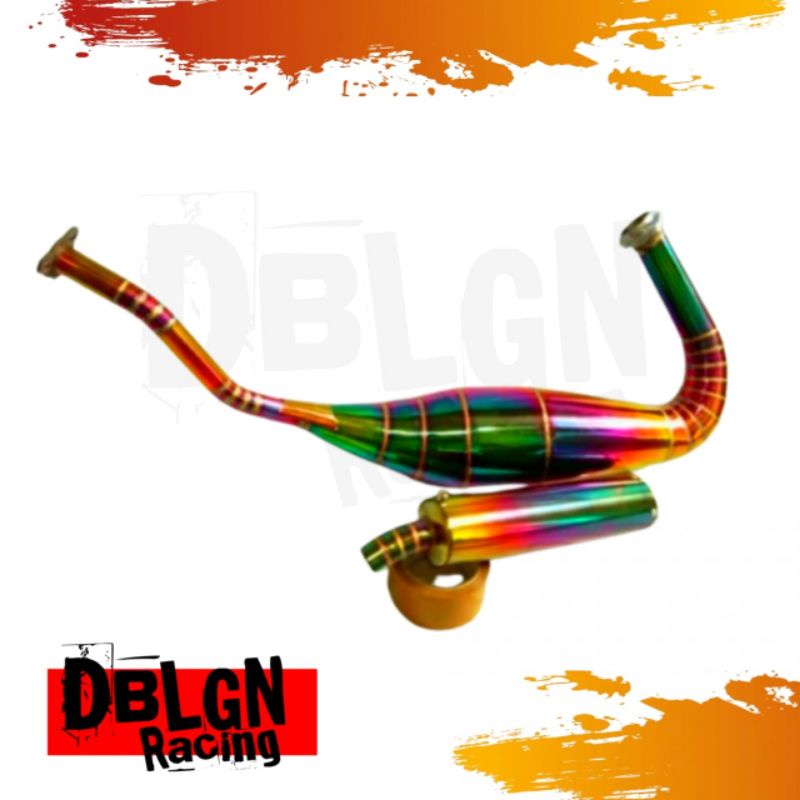 Knalpot NINJA R - RR Cobra Pelangi No Creampie Pdk Rcb Aitech