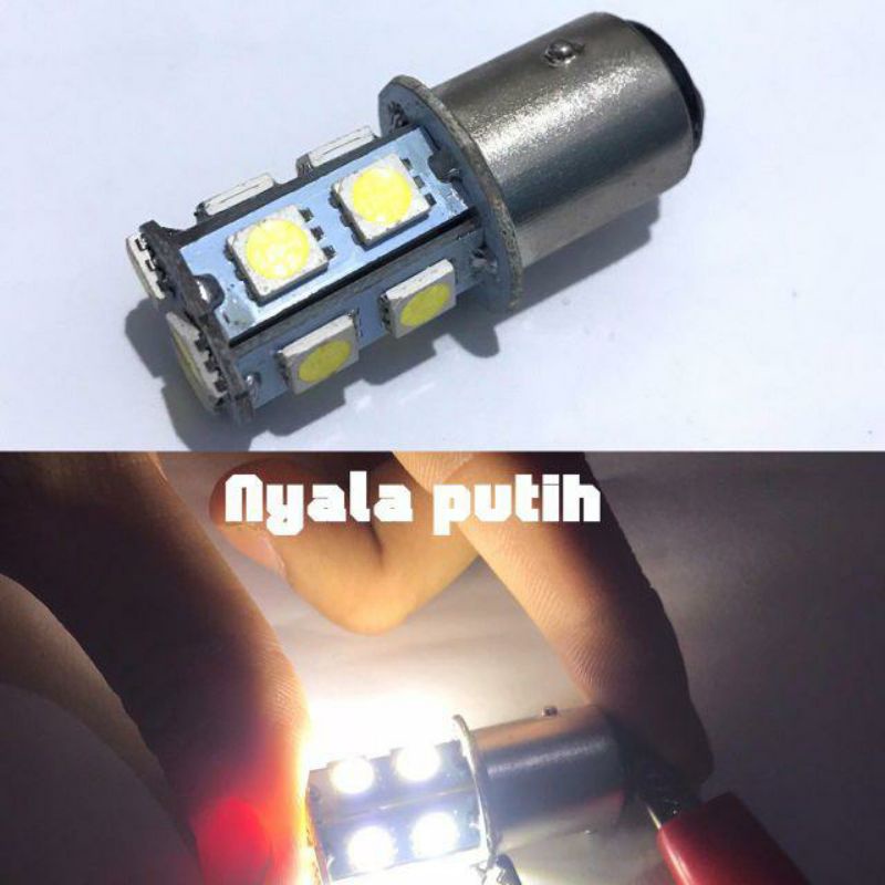 Lampu Stop Rem Belakang 13 Mata Led Flash Stoplamp LED 13 Mata Kedip flash terang