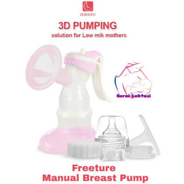 POMPA ASI HORIGEN FREETURE MANUAL BREAST PUMP