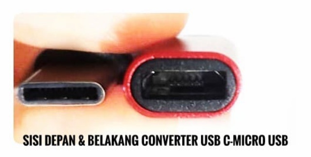 CONVERTER / KONVERTER OTG TYPE-C TO MICRO USB DONGLE KUALITAS LEBIH BAGUS