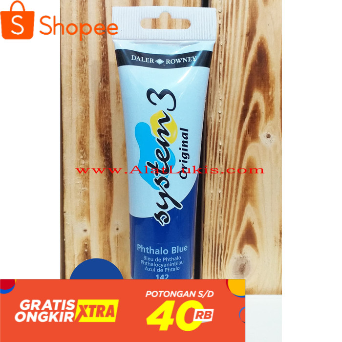 

Cat Akrilik System 3 150 ml warna Phthalo Blue