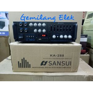 Terlaris  Power Amplifier Karaoke SANSUI KA 288 BLUETOOTH  Termurah