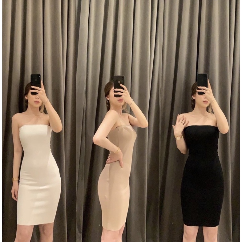 Goulding inner dress size M warna nude