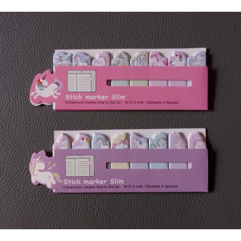 

Stick Note / Sticky Notes/ Stick Marker Slim Unicorn