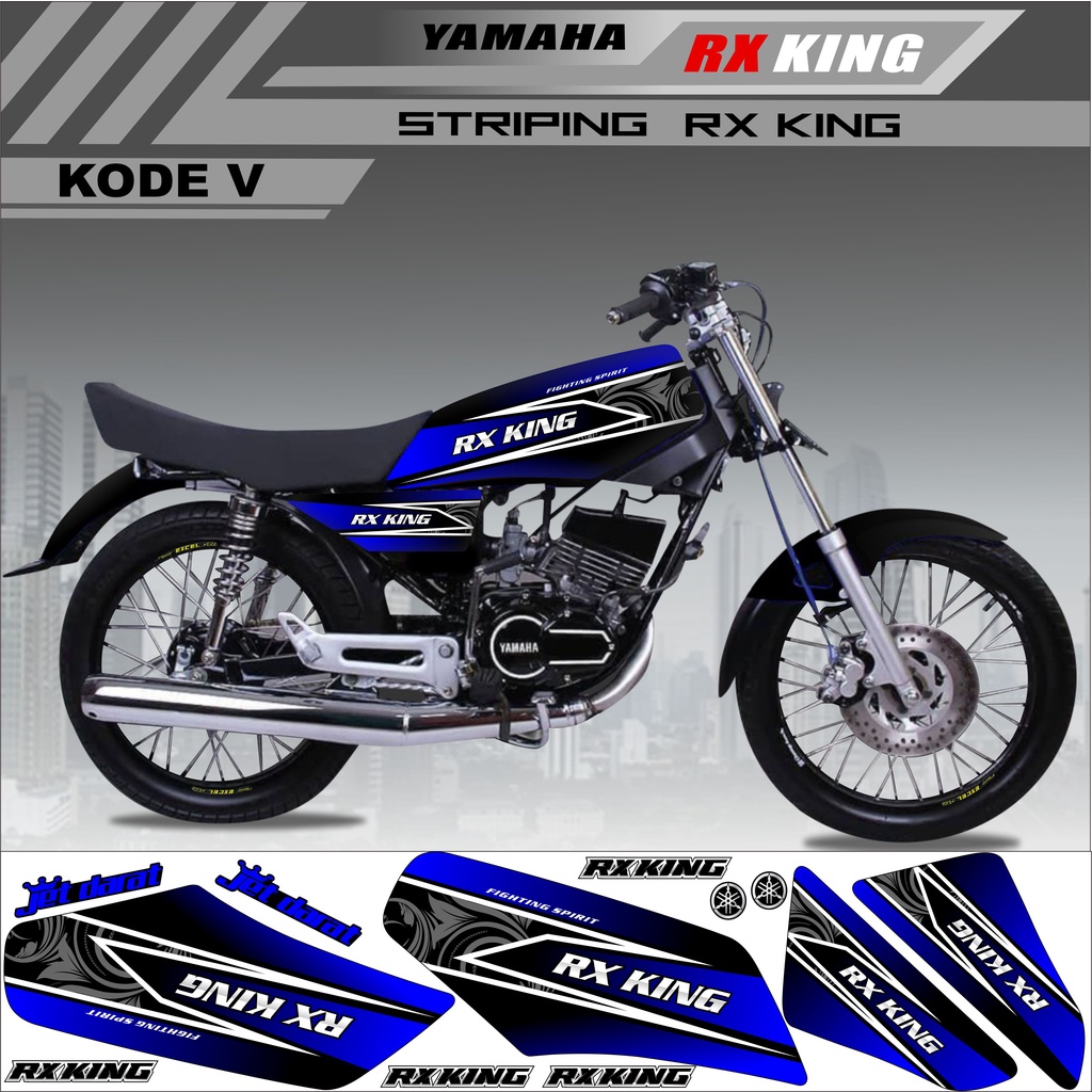 Striping Rx King Variasi/ Stiker Custom Rx King / Sticker Rx King KODE V