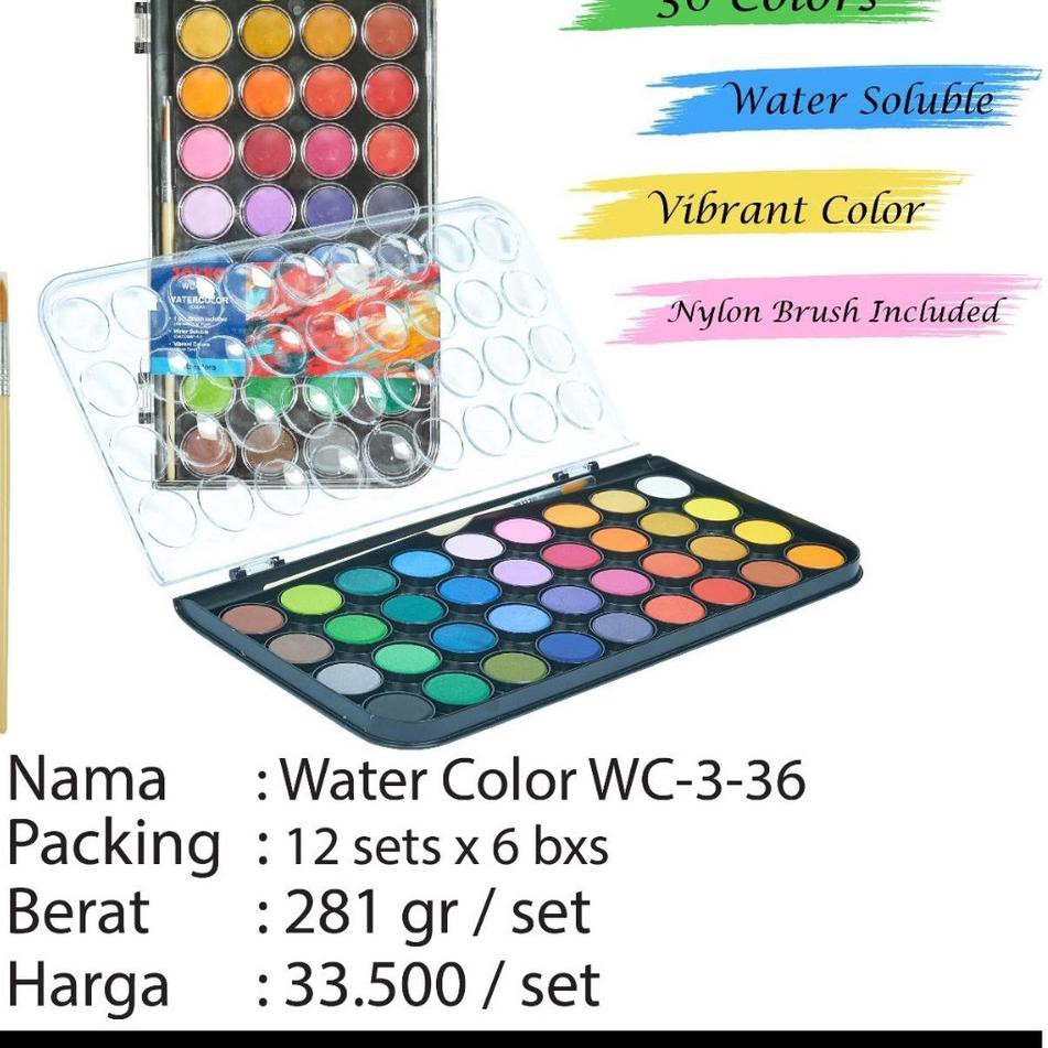

Banyak dicari!! cat air padat water color cake joyko wc 03 isi 36*