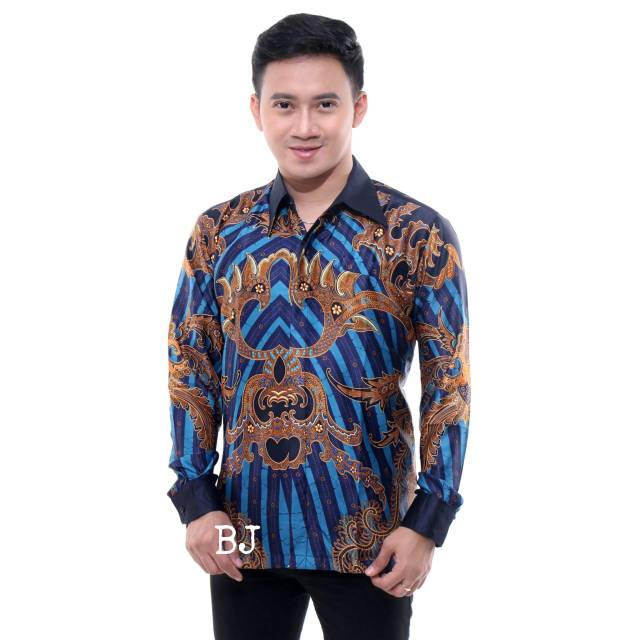 KEMEJA BATIK SEMI SUTERA KEMEJA BATIK SEMISUTRA ORI SILKY PREMIUM BERPURING