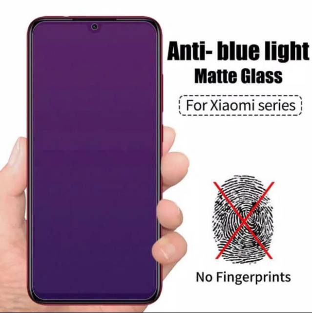 Tempered Glass Xiomi Redmi Note 8 Pro Matte Anti Blue + Anti Minyak - SC