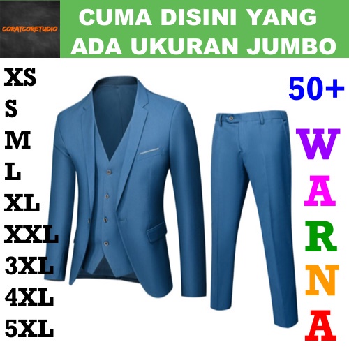 XXXXXL 5XL XXXXL 4XL XXXL 3XL XXL XL L M S XS Blazer Pria Jas Cowok Laki Celana Rok Rompi Wanita Cew