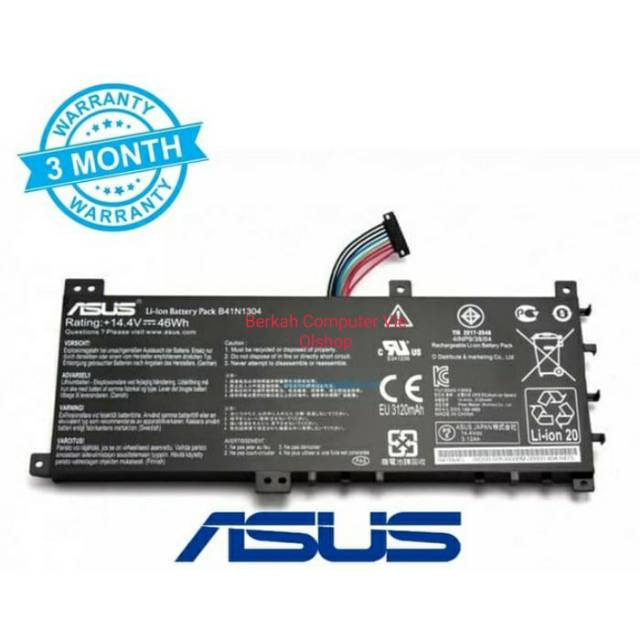 Original Laptop Baterai ASUS A451 A451L A451LN A451LB