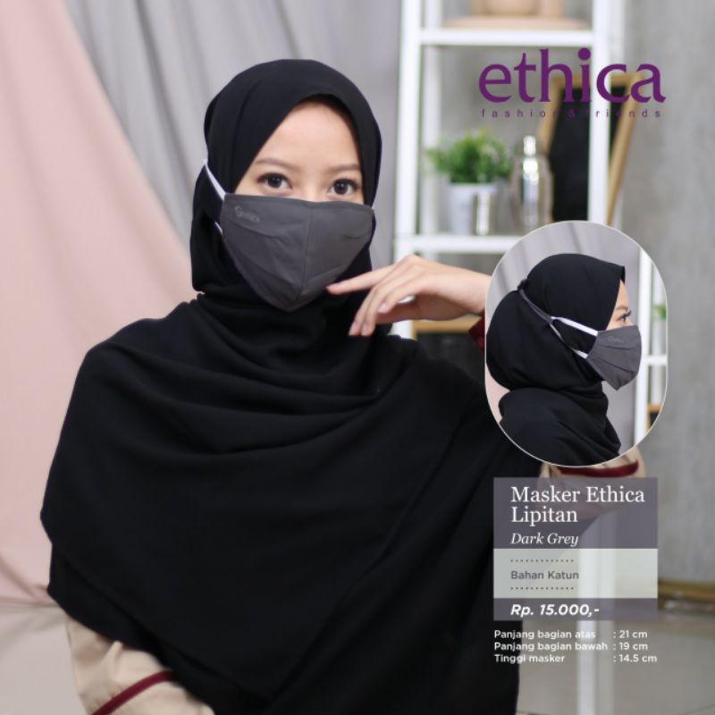 MASKER LIPITAN KAIN KATUN || V2  || ETHICA