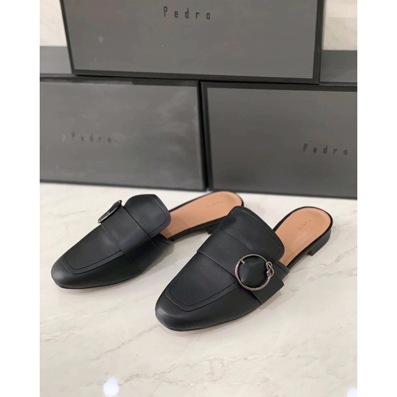 [7.7 Boombastis Sale⚡] - SEPATU SHOES WANITA PDR PS027 MULES  PREMIUM IMPORT