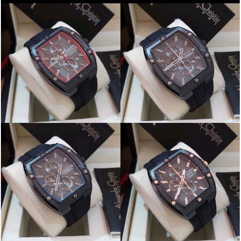 ORIGINAL JAM TANGAN PRIA ALEXANDRE CHRISTIE  AC 6625 / AC6625 / 6625 GARANSI RESMI 1 TAHUN,,RUBBER