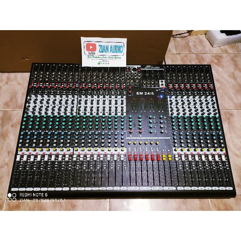 Mixer SPL Audio SM24/6  8Aux, 6group, 6tone ORIGINAL(zian audio)