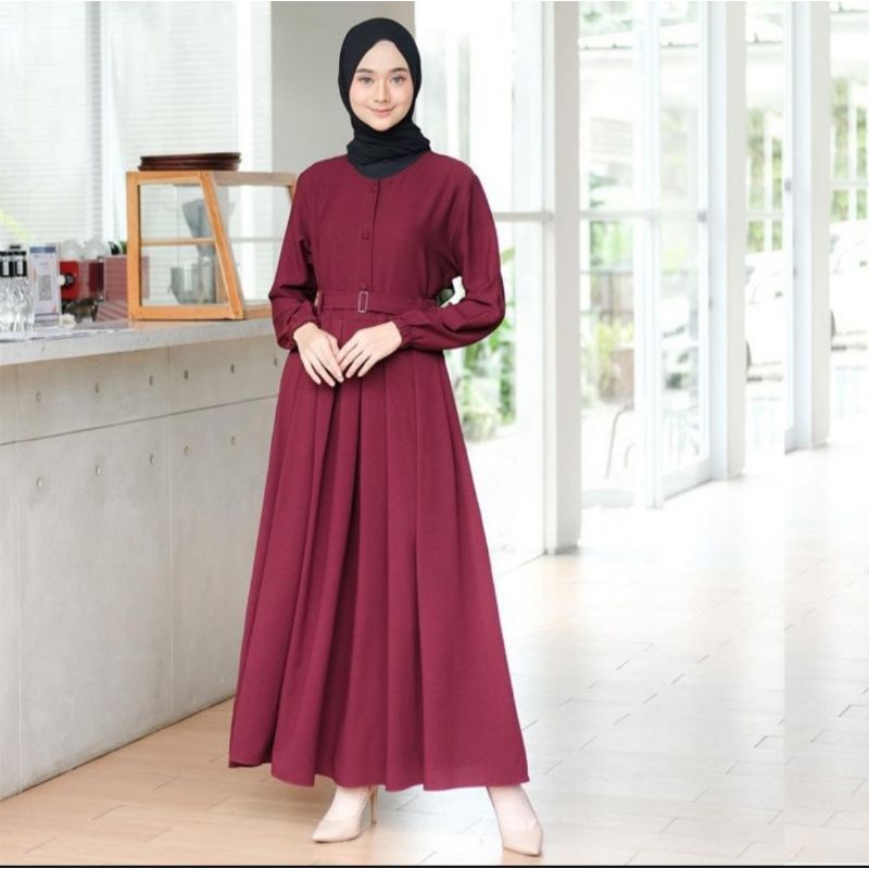 GAMIS RINJANI KAIMA MOSCREPE PREMIUM