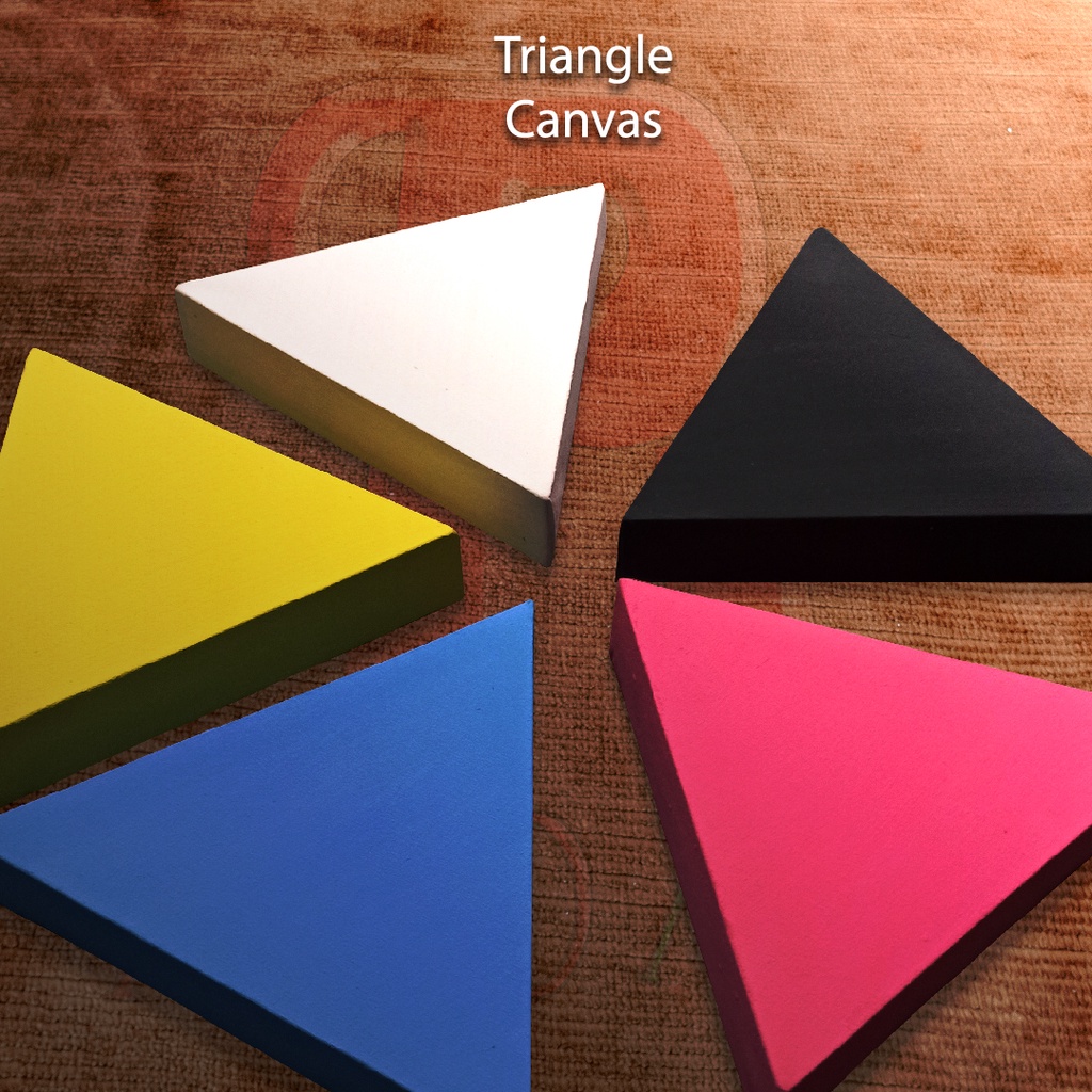 

Kanvas Lukis Segitiga/Kanvas Lukis/Triangle Canvas 25x25x25