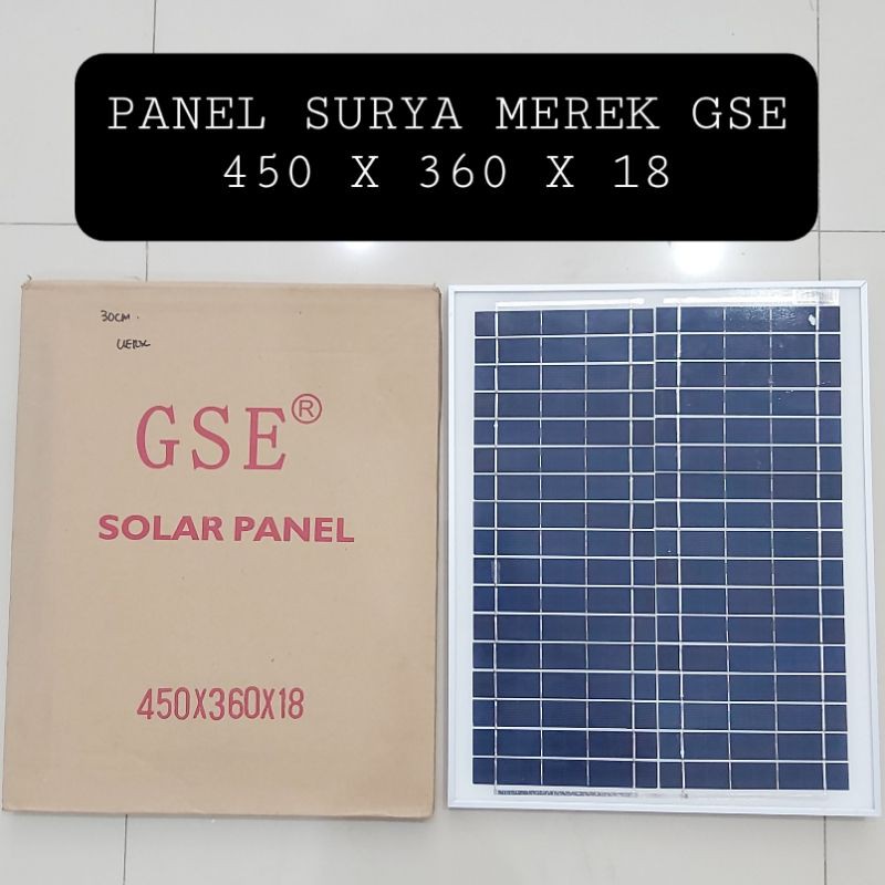 (BISA COD) Panel Surya GSE 450x360x18 Solar Panel DC