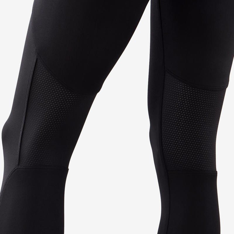 Decathlon Domyos Celana Legging Anak S500 Breathable Synthetic Gym Hitam 8555052
