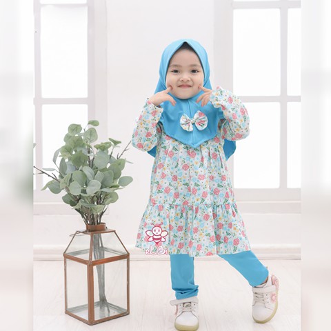 Baju Muslim Anak Perempuan / Baju Muslim Anak Bayi 1 Tahun Taalia / Gamis Anak Cantik