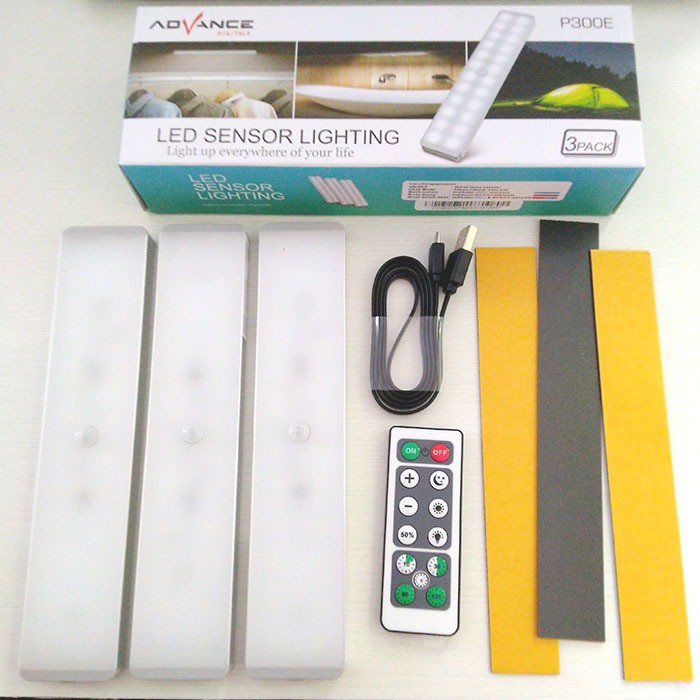 Lampu Sensor Advance / Lampu Taman P300E + Remote Control / Lampu Kamar / Lampu Hias