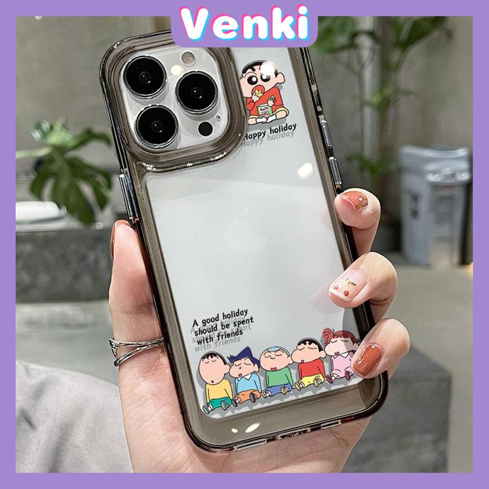 iPhone Case HD Acrylic High Quality Hard Case Clear Case Metal Button Protection Camera Shockproof Cartoon Cute Compatible For iPhone 14 Pro Max 14 Plus 13 Pro Max 12 11 XR 7Plus