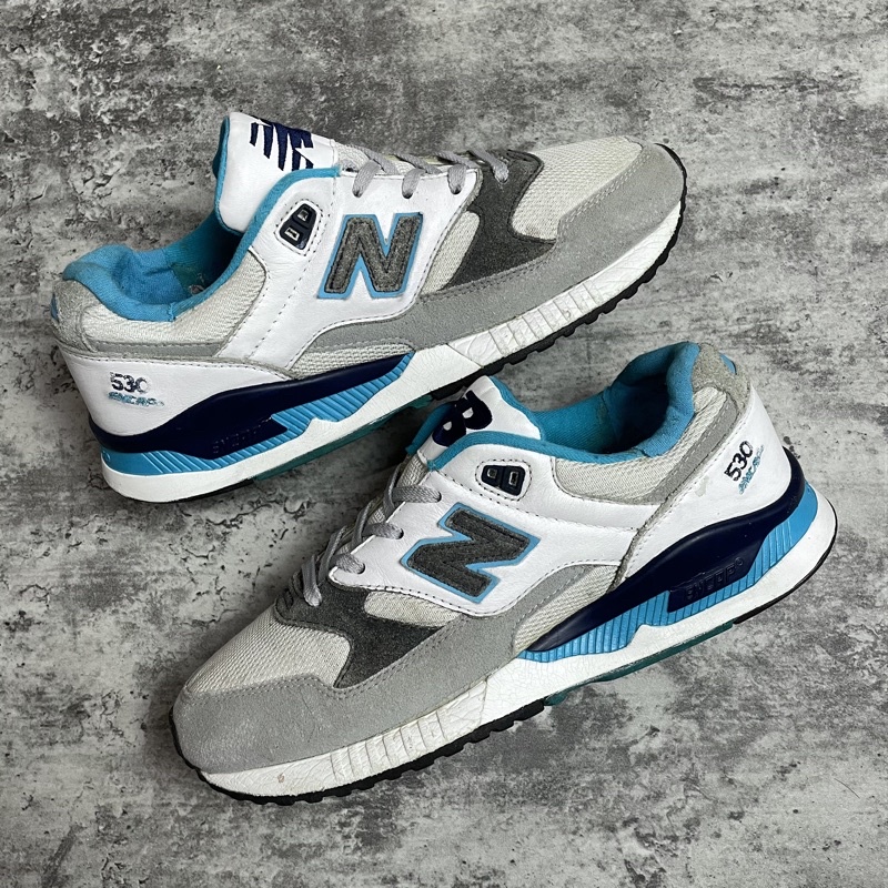 NB 530 White Blue