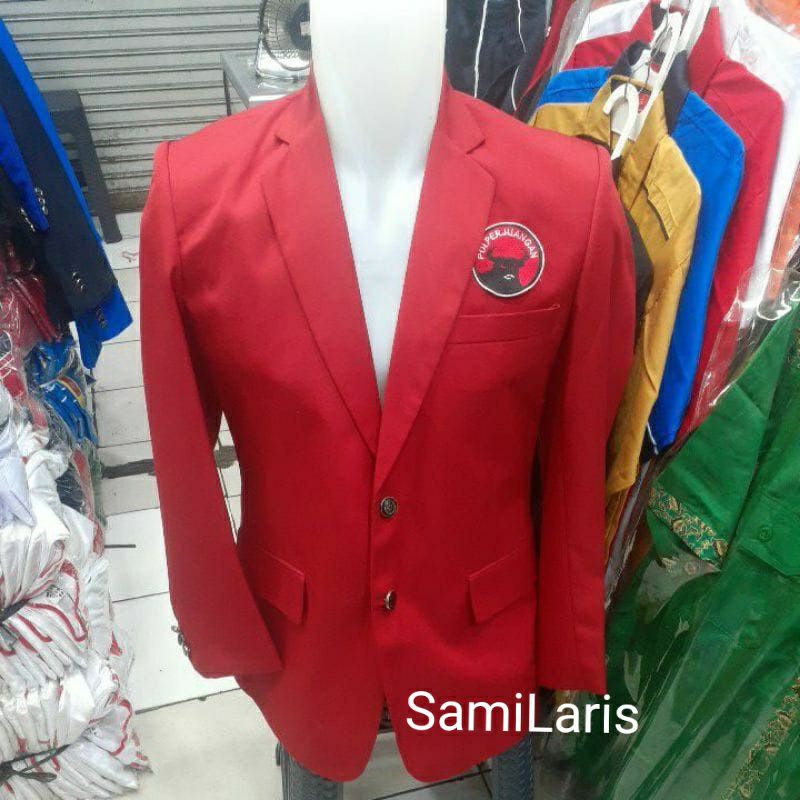 Jas partai PDI / PKP free bordir nama