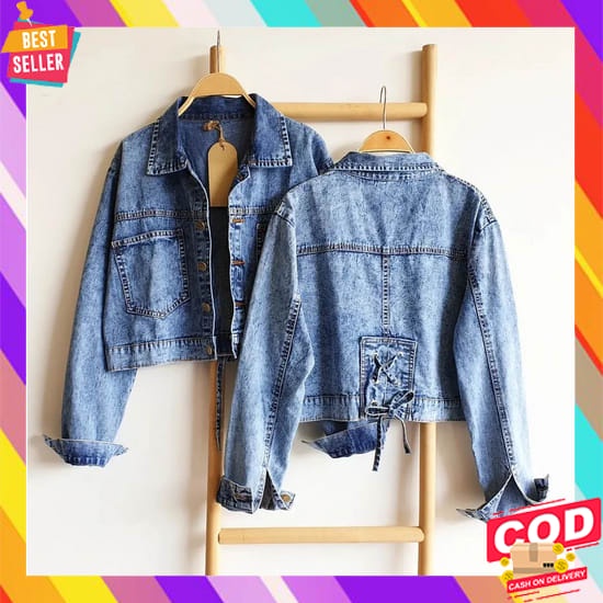 Jacket Lepis Wanita Jket Levis Cewe Jaket Levis Premium Korea Murah Cw Jaket Jeans Kode Lvd 1966 (