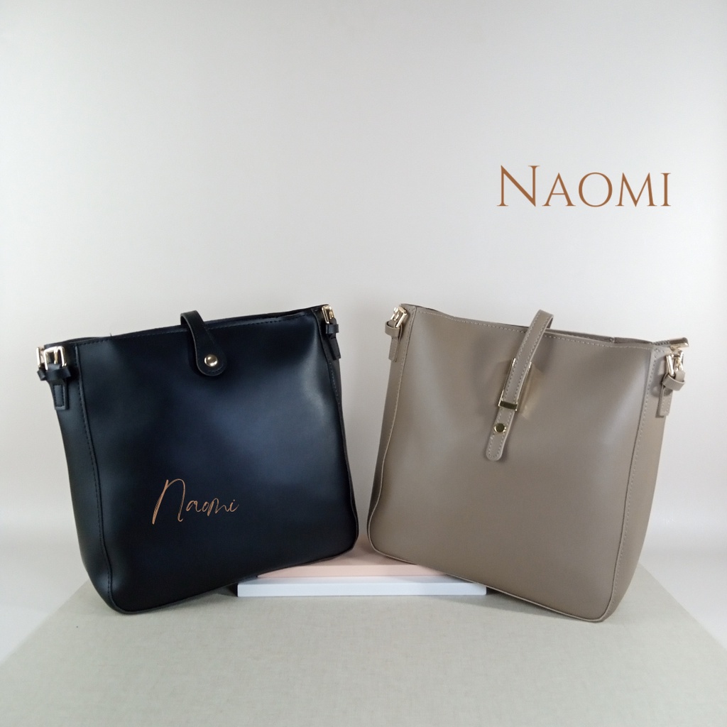 NAOMI - Magnolia Hand Bag Import Wanita - Tote Bag - Sling Bag Wanita - Tas Kulit Premium - Fashion Bag - Tas Wanita