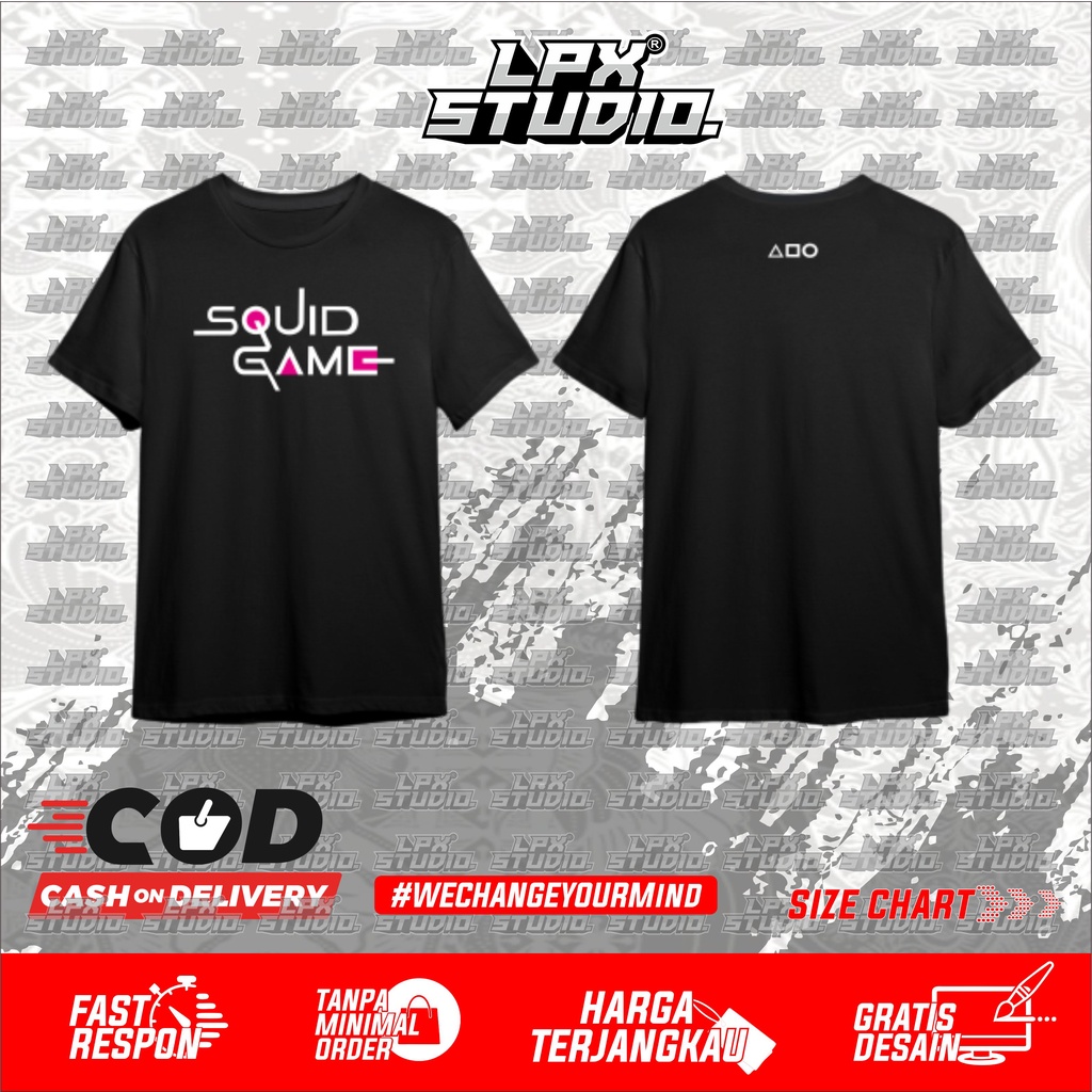 KAOS BAJU SQUID GAME VIRAL 2021