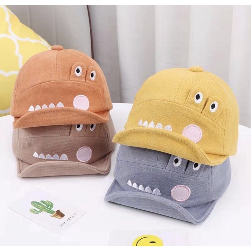 5-15 bulan Topi Baseball Anak Bayi Model Crocodile Import / Baby Baseball Hat