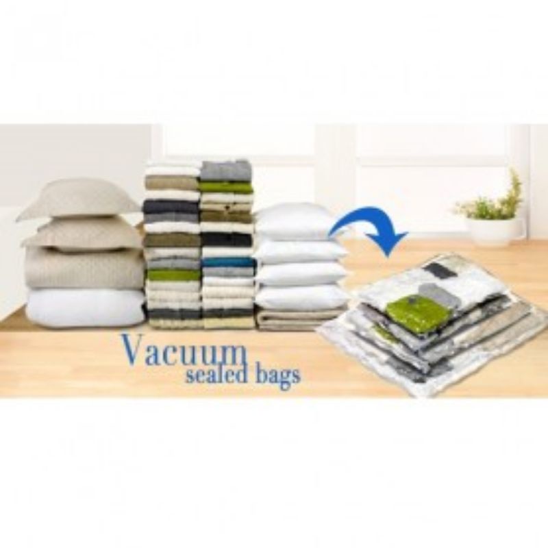 Vacuum Compression Bags Clothes 1 PCS - TR028 - Transparent