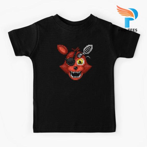 Kaos Baju Anak Adventure Withered Foxy - FNAF World - Pixel Art #384